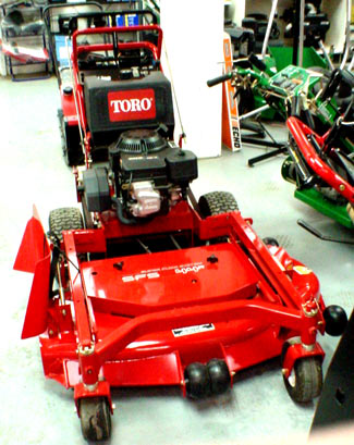 Toro 15hp 44' floating deck mower  LCE commercial walkbehind mower 15hp-44" mower