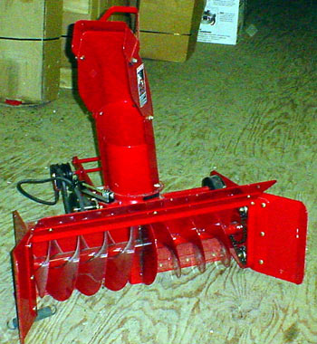 toro 400xt garden tractor 42" Single stage snow thrower