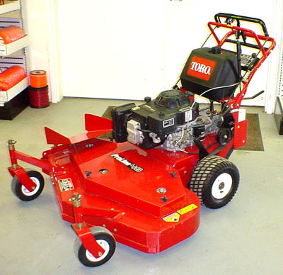 toro 15hp 48" commercial walk behind lawnmower