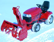 toro 400 Series Garden Tractor attachments 44" snow blower attachment