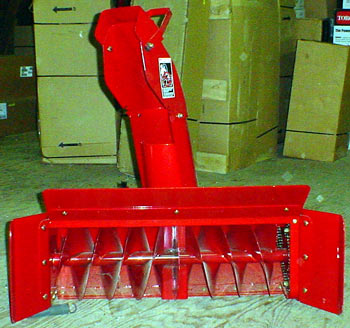 toro 300 series Classic Garden Tractor attachments 42" single stage snow thrower