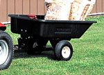 toro 300 series Classic Garden Tractor attachments 10 cu ft poly dumpcart