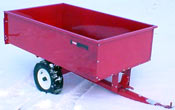 toro 300 series Classic Garden Tractor attachments 17 cu ft steel dumpcart